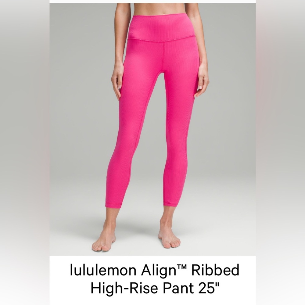 lululemon Align™ Ribbed High-Rise Pant 25"